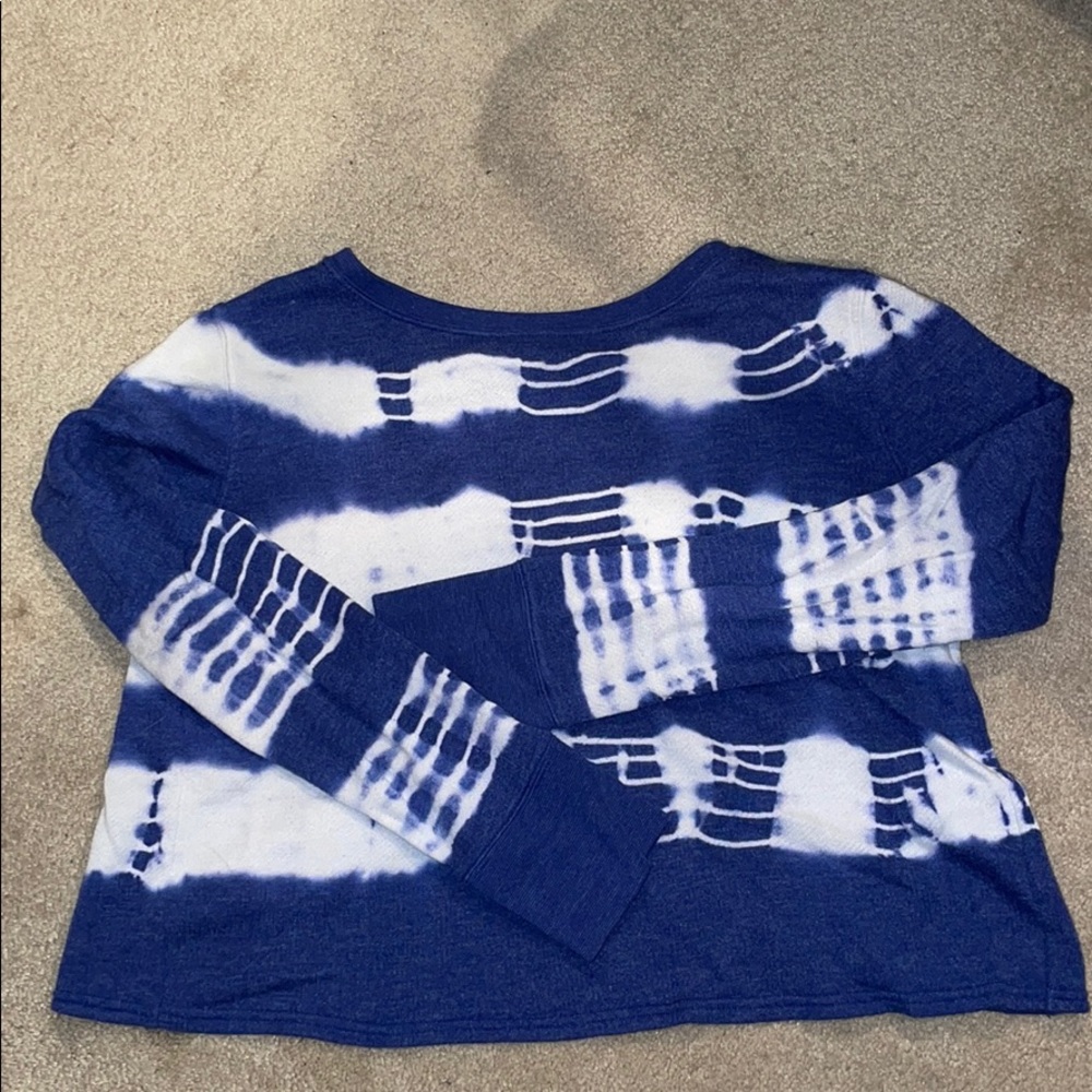 Saturday Sunday tie dye crew neck
